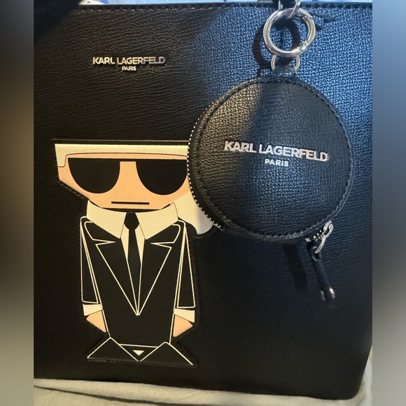 NWT Karl Lagerfeld Paris Maybelle Tote – A Chic Tribute to Fashion Icon - Picture 6 of 7